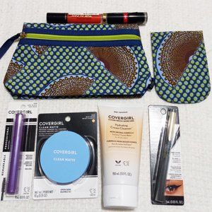 Estee Lauder Pouch With Covergirl Cosmetics